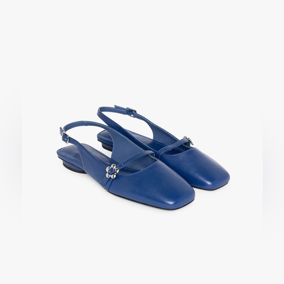 Lisa says gah Veronica slingback flats cobalt - Picture 1 of 15